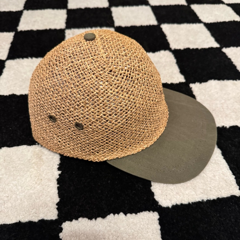Bailey Straw Wicker Woven Baseball Hat
